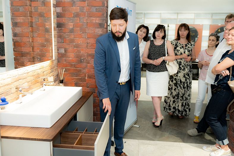 Презентация коллекций Duravit вместе с представителем компании Александром Цаавой